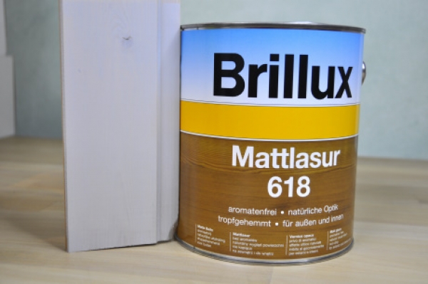 Brillux Mattlasur 618  3 Ltr. Kieselgrau